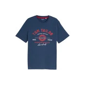 TOM TAILOR Majica temno modra/rdeča/bela