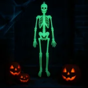 shumee TG73003 okostnjak noč čarovnic fluorescentno