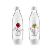 Sodastream Duo Fus boce 1l,  sa cvijetovima, 2 kom