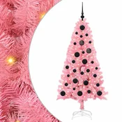 Božicno drvce s 150 LED svjetlima Ružicasta 150 cm PVC
