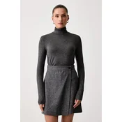 Weekend Max Mara majica z dolgimi rokavi ženska z viskozo WKDMULTIF