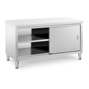 Naslov Delovna omara iz nerjavečega jekla - 150 x 70 x 85 cm - 600 kg Nosilnost