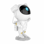 Netscroll Nočni projektor v obliko astronavta z LED lučko, ki daje učinek galaksije, darila, ideja za darila, darila za otroke AstronautLamp