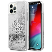 Guess GUHCP12LLG4GSI iPhone 12 Pro Max 6,7  silver hardcase 4G Big Liquid Glitter (GUHCP12LLG4GSI)