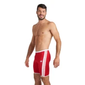 Mens swimsuit arena icons swim jammer solid red/white s - uk32