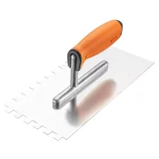 Gladilnik z zobmi, 270 x 128 mm, zobje 10 x 10 x 10 mm, dvojni ročaj iz materiala 50-169