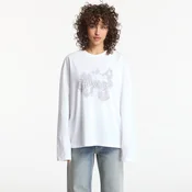 Majice Off-White Crystal Flower L/S Tee White L
