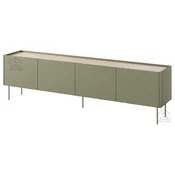 TV komoda Desin 220 4D - olivno zelena