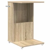 Vidaxl Stranska miza Sonoma hrast 40 x 35 x 60 cm Konstruiran les