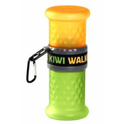 Potovalna steklenica 2v1 oranžno-zelena 750+500ml KW