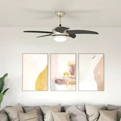 vidaXL Stropni ventilator s svetilko in daljinskim upravljalnikom