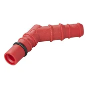0.00023 Obroba cevi z O-tesnilom za cevi 10/12 mm, rdeča