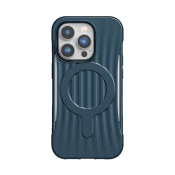 slomart Raptic X-Doria Clutch Built Case etui iPhone 14 Pro z MagSafe pokrowiec plecki modro