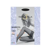 Solidea Marilyn 140Den Sheer Hold Up Stockings 18 21mmHg 4L Sand