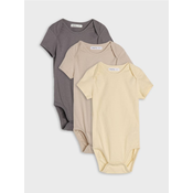 Sinsay - Set od 3 pamuc´nih body-a - krem