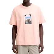 Jack & Jones majica JorNorrebro sa foto printom za muškarce, svetlo roze