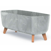nabbi Plastični sadilnik na nogah DGCL600E 58 cm - sivi beton