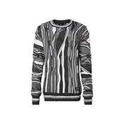 Carlo Colucci Pulover siva/antracit/bela