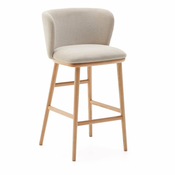 Bež barski stol (višina sedeža 65 cm) Ciselia – Kave Home