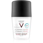 Vichy Homme Deodorant dezodorans roll-on bez bijelih i žutih mrlja 48h 50 ml