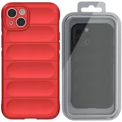 Hurtel Magic Shield ovitek za iPhone 14 Plus, rdeč