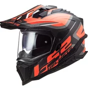 Enduro kaciga LS2 MX701 Explorer Alter crno-narančasto-siva