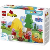 Lego duplo peppa pig camping trip
