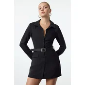 Trendyol Black Belted Short Jumpsuit