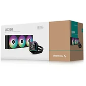 DEEPCOOL CPU Hladnjak DeepCool LD360 ARGB LCD ekran CRNO, R-LD360-BKMSN-G-1