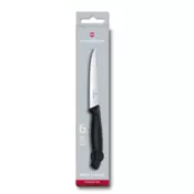 Nož za steak Victorinox 6.7233.6, set 6 nožev, valovito rezilo, 11 cm, črn