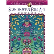 Creative Haven Scandinavian Folk Art Coloring Book