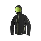 CXS Moška softshell jakna DURHAM, črno-rumena