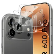Overboard 2x kaljeno steklo zaščitno folijo za kamero za Honor 600 Pro, prozorno
