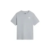THE NORTH FACE Majica EVOLUTION BOX NSE pegasto siva / črna / bela