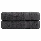 Premium rucnici za ruke SOLUND 2 kom. antracit 50x100 cm 600 g/m2