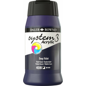Daler Rowney System3 Akrilna barva Deep Violet 500 ml 1 kos