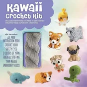 Rayher. Knjiga & Ustvarjalni set Kvačkanje Kawaii