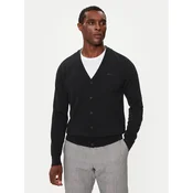 Lacoste Pletena jopica AH5665 Črna Regular Fit