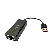 Približno USB 2.0 - RJ45 (10/100) adapter, črn