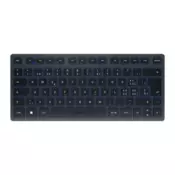 CHERRY KW 7100 MINI BT tipkovnica Univerzalno Bluetooth QWERTZ Švicarski Plavo