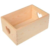 Fenwit Lesena škatlica z ročaji v obliki srčka 30 x 20 cm