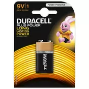 Duracell Alkalne blok baterije DURACELL PLUS od 9 V