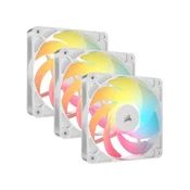 Corsair Set ventilatora za racunar RS120-R, ARGB, 120mm, 3 komada, Beli
