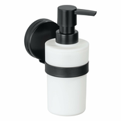Črno-beli stenski dozirnik za milo Wenko Static-Loc® Plus