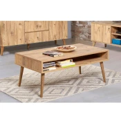 Hanah Home Club sto Viva-200, 110x45x60 cm, boja hrasta