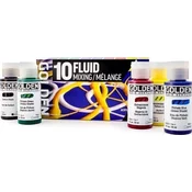 Golden Artist Colors Fluid Mixing Set akrilnih barv 10 x 30 ml
