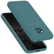Cadorabo CADORABO Ohišje, združljiv s Huawei v tekoči zeleni barvi - zaščitni pokrov iz fleksibilnega silikona TPU, (20586101)