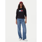 Tommy Jeans Jopa Flag DW0DW22564 Črna Regular Fit