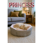 Paws & Whiskers Krevet za ljubimce Princess, 60x70x10 cm, Roze