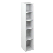 SAPHO ESPACE Visoka Bela Stenska Omara s Policami 30x172x32cm